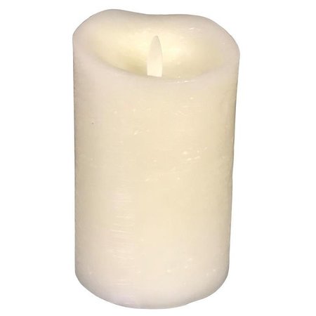 SANTAS FOREST Candle, 7 in Candle, Vanilla Fragrance, Ivory Candle 25303
